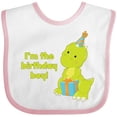 thumbnail image 3 of Inktastic I'm the Birthday Boy T-rex Dinosaur Party Boys Baby Bib, 3 of 4