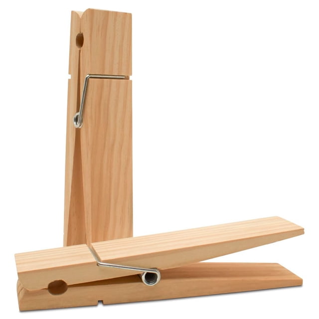 Pinzas para ropa Woodpeckers de gran tamaño, 23 cm, grandes, resistentes