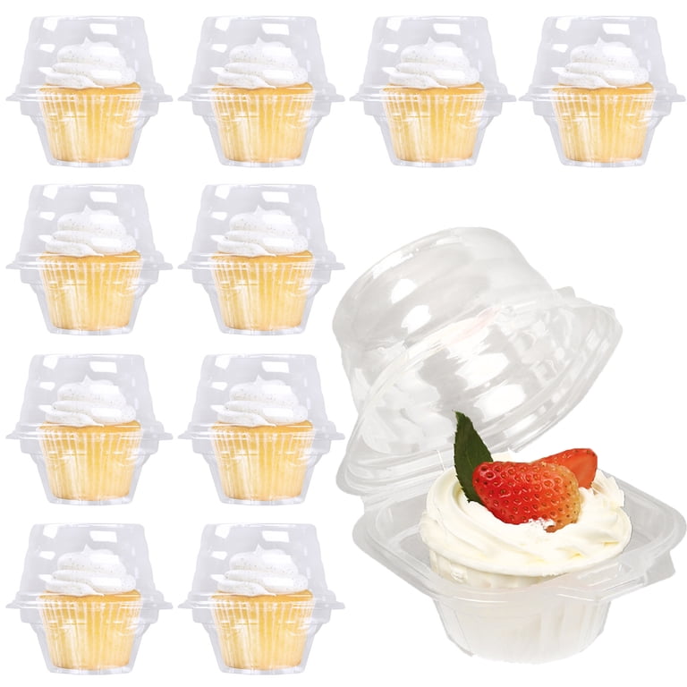LotFancy 100-Pack Individual Cupcake Containers with Lids photo 7