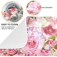 thumbnail image 2 of Coolnut Flower Design Dish Drying Mat for Kitchen, 16 x 18 Inch Microfiber Absorbent Dish Drying Pad, Machine Washable Kitchen Counter Protect Mats, 2 of 7