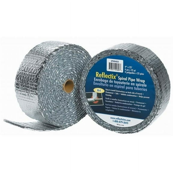 Reflectix 4in. X 25ft. Spiral Pipe Wrap