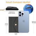 thumbnail image 2 of Womens Wallet RFID Blocking Small Wallets Woman Credit Card Holder Trifold Ladies Wallets with Coins Zipper Pocket, 2 of 5