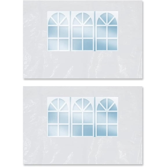 Multi-Type 10' L X6.4' W Side Panel for 10' X 10' Tent, Outdoor Replacement sidewall for Folding Tent Canopy Gazebo Marquee