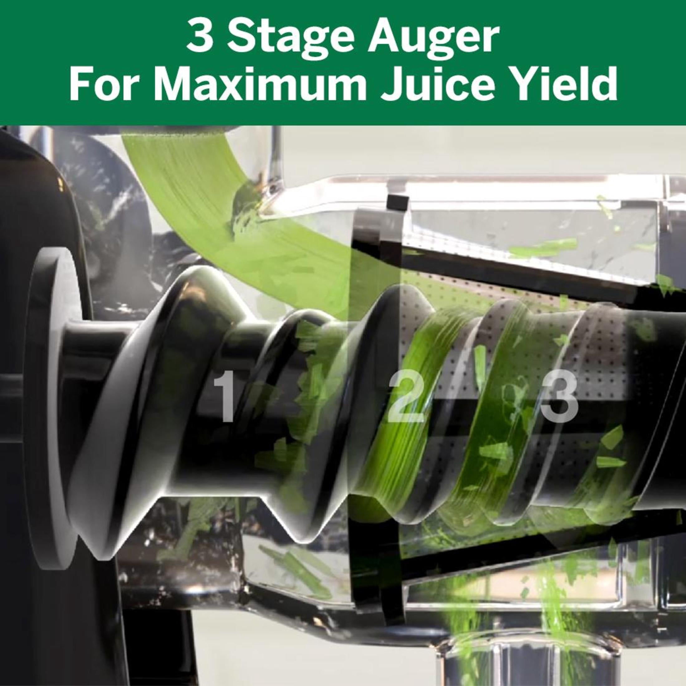 Omega Cold Press 365, Horizontal Cold Press Technology Juicer H3000D, Black.