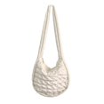 thumbnail image 1 of Mini Clutch Purse Pleated Cloud Bag Minimalist Ruched Design Satchel Bag Fashion Leather- Handbags Pouch Ladies Hobo Bag Silver, 1 of 4