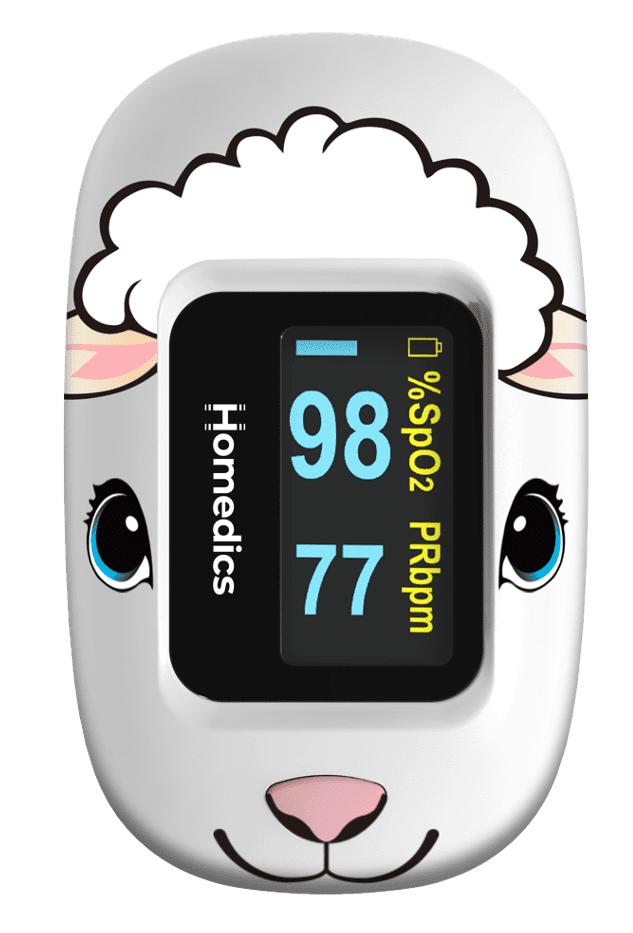 Homedics Luca the Lamb Childrens Pulse Oximeter