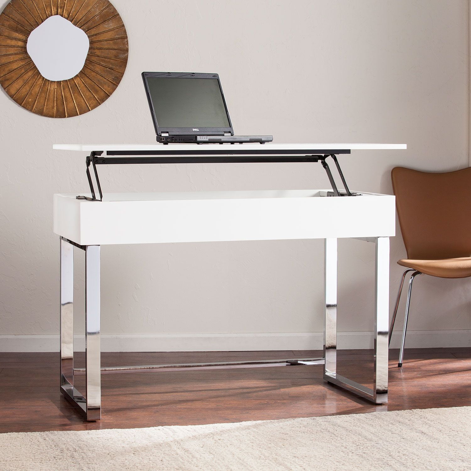 Ikamu Adjustable SittoStand Desk, White