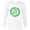 White, variant on Avengers A Logo Lucky Shamrocks St. Patrick’s Day - Long Sleeve T-Shirt for Men - Customized-Athletic Heather