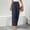 Gray plus size wide leg pants a1, variant on Cagogo Women's Plus Size Wide Leg Pants High Waisted Tie Waist Flowy Solid Casual Office Long Trousers Elegant Summer Dressy Loose Palazzo Work Beach, Black 3XL