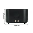 thumbnail image 4 of Feltree Realistic Flame Essential Oil Diffuser Humidifier, Silent Ultrasonic Aromatherapy Machine w/ Auto Shut-Off, 225ml LED Mood Lighting, 4 of 8