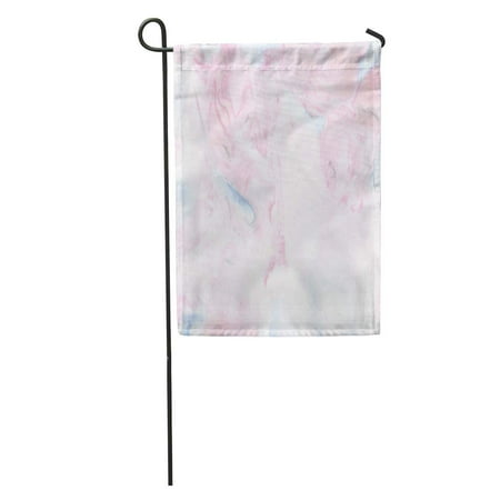 Flow Gi LADDKE Marble Ink Pastel Pink and Mint Turquoise Abstract Flow Beautiful Garden Flag Decorative Flag House Banner 12x18 inch ()