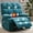 Blue, variant on Senfot Manual Swivel Rocker Recliner Chair- Iron Frame Sponge Padded Eight-Square Grid Back Sofa with Massage and Heating- 54cm Seat Width- Terry Cloth Upholstery- Brown