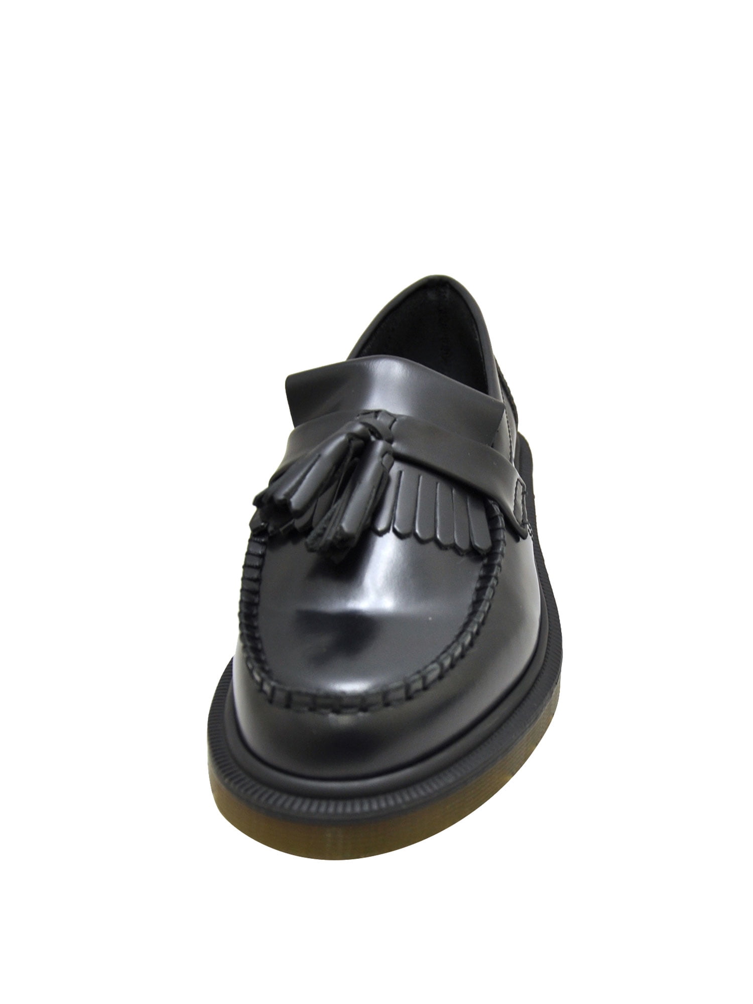 Dr. Martens ADRIAN SLIP ON SHOE・UK7 Adrian Smooth Leather Tassel Loafers in Black | Dr. Martens