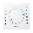 thumbnail image 2 of Infant Baby Girls Boys Cute Milestone Indoor Blanket Photography Background Prop Cloth Monthly Growth Photo, 2 of 7