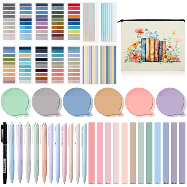 Kit de anotaciones para libros Trandraft con 2640 pestañas adhesivas y 300 notas adhesivas