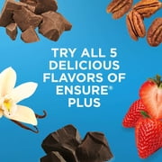 Ensure Plus Meal Replacement Nutrition Shake, Milk Chocolate, 16g Protein, 8 fl oz - 6 Pack