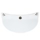 thumbnail image 1 of Visera para casco de motocicleta universal con 3 cierres a presión, 15 cm x 5 cm Blanco2, 1 of 8