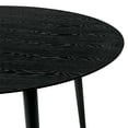 thumbnail image 4 of ARMEN LIVING Arcadia 48" Round Dining Table Black Wood, 4 of 6
