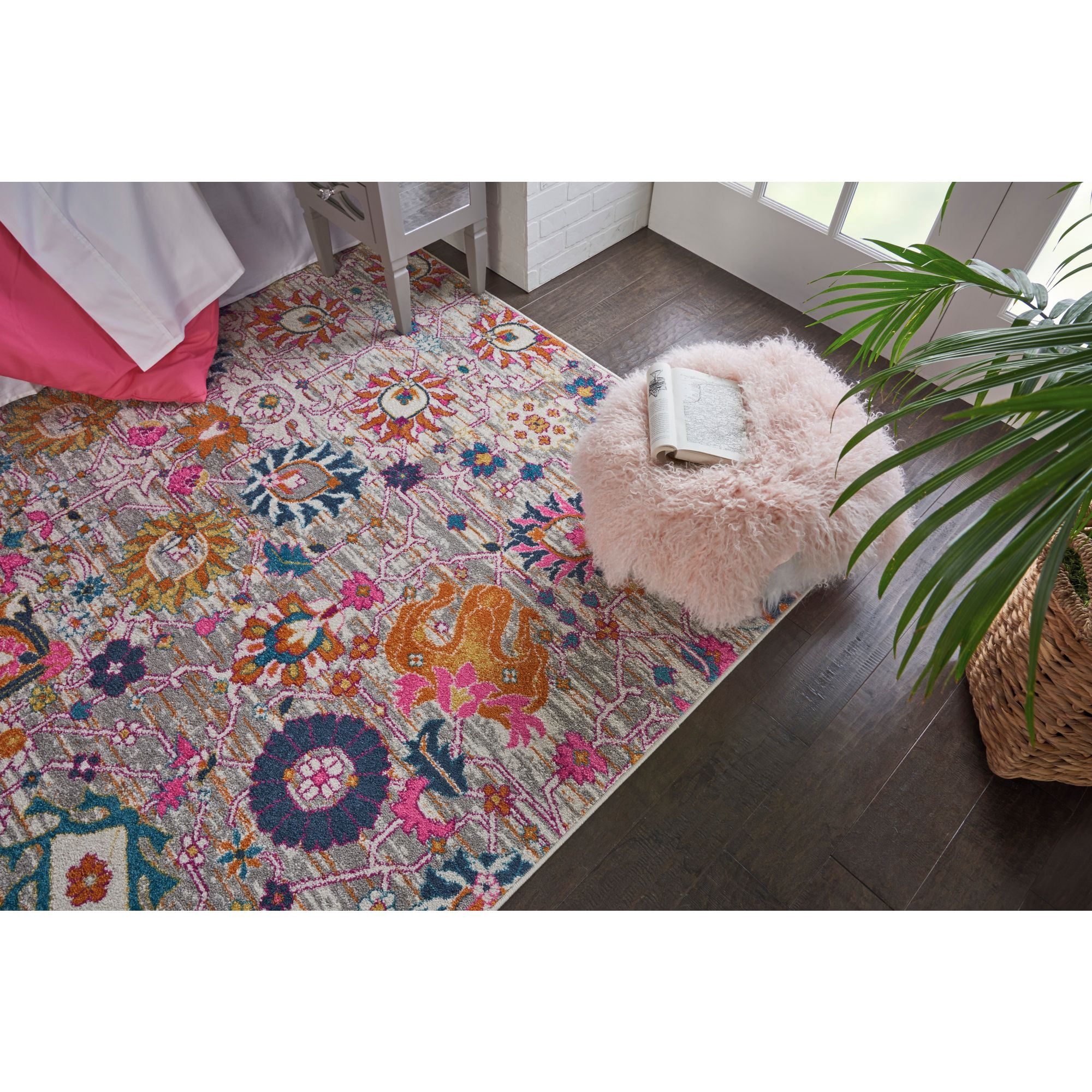 Nourison Passion 8' x 10' Silver Bohemian Indoor Rug