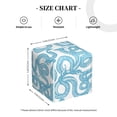 thumbnail image 4 of Fuzoiu Blue Snake Print Tissue Box Cover Holder, Square Leather Tissue Box,PU Leather Decorative Organizer for Tabletop, Bathroom, Car, Office, 4 of 7