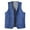 Blue, variant on Women's Denim Vest Short, Slim Fit, Korean Version Jacket Vest, High-Quality Denim, for Summer, Business Casual