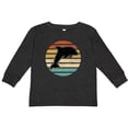thumbnail image 3 of Inktastic Dolphin Cute Beach and Vacation Boys or Girls Long Sleeve Toddler T-Shirt, 3 of 5