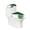 Fern Leaf, variant on HELLHERO Polyester Fabric Toilet Lid Cover Toilet Seat Covers Set Adjustable Fits All Toilet Shapes Universal Machine Washable Stretch for 17"x21" Hedgehog