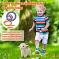 thumbnail image 6 of QianGlowElectronic Interactive Singing Walking Lamb Plush Toy, Soft Stuffed Animal with Leash, Baby Toys and Pet Companion for Toddlers,1, 6 of 7