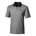thumbnail image 2 of Men's Cutter & Buck Black Florida State Seminoles Forge Tonal Stripe Stretch Polo, 2 of 3