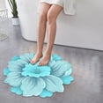 thumbnail image 3 of Abstract Floral Oriental Design Area Rug Low Pile Washable Carpet For Bedroom Living Room Entryway Floor Mat, 3 of 4
