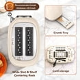 thumbnail image 4 of Mecity Easy Touch Screen Toaster 2 Slice – Retro Wide Slot Stainless Steel Toaster with Large Display, 6 Browning Levels, Bagel, Defrost & Reheat, Removable Crumb Tray, Cream Color, 4 of 9