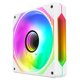 thumbnail image 1 of PC Radiador 5V 3PIN ARGB 12V 4PIN PWM 120mm Luminous Case Fan (Reverse White) Tmvgtek Para estrenar, 1 of 9