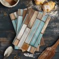 thumbnail image 6 of Blue Brown Vintage Kitchen Towels Set of 2, Water Absorbent Dish Towel, Retro Farmhouse Elegant Pastoral Decorative Hand Towels - Quick Drying Cloth for Cooking Baking, 18x28 Inch, 6 of 8