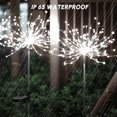 thumbnail image 2 of SolarEra Solar Garden Lights, 180LED Fireworks Solar Lights Outdoor, Waterproof Patio, Home, Garden Decor Lights for Pathway Backyard Lawn Yard, 2 Pack(Multicolor)(Cool White)- Christmas Decorations, 2 of 7