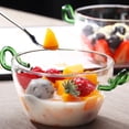 thumbnail image 4 of Yuangui Glass Soup Bowl with Handles - Versatile Breakfast, Dessert, Rice & Noodle Bowl, Assorted Colors, 4 of 10