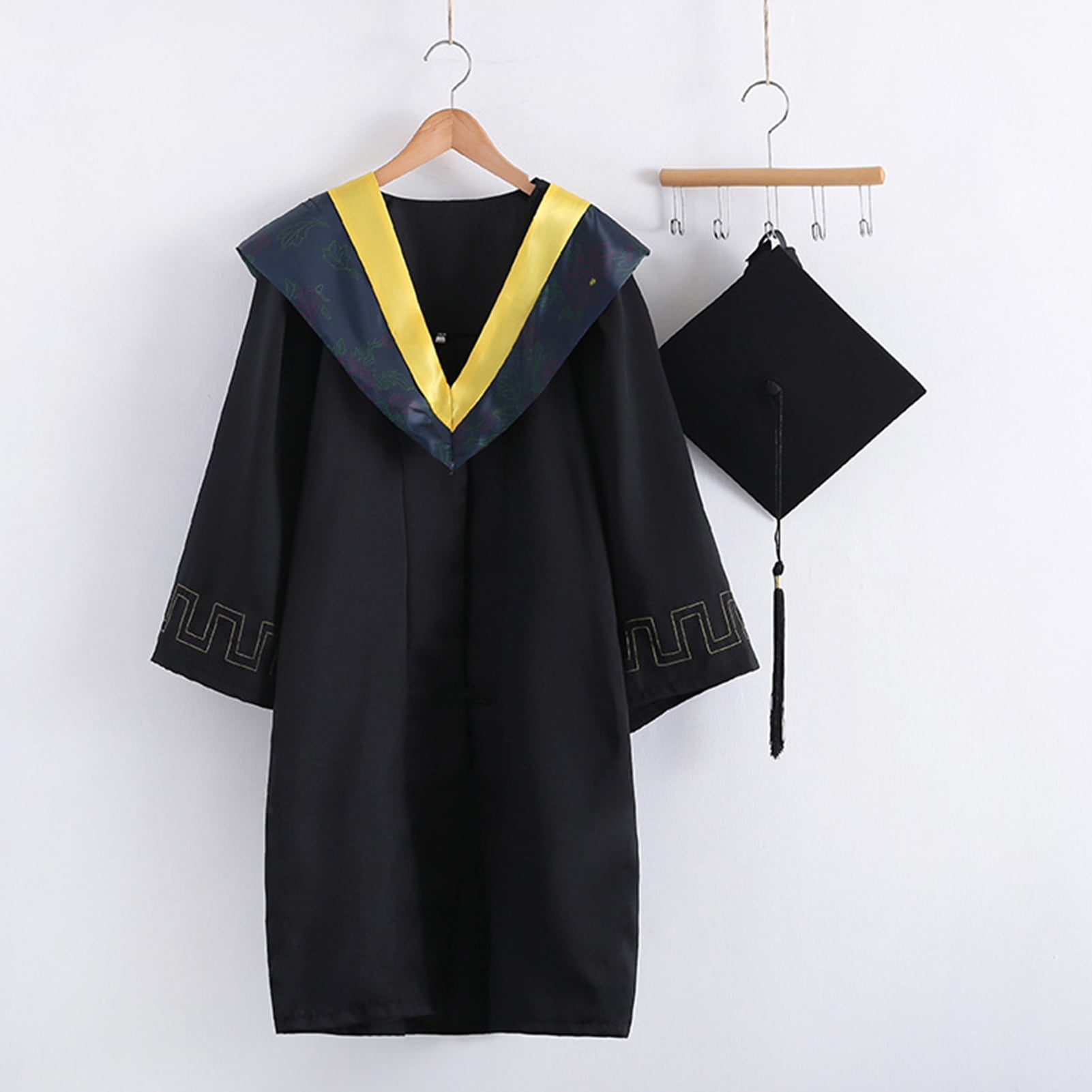 graduation dress unique Unique V-Neck Lace Applique Yellow Short Prom Homecoming Graduation Dress main image 1