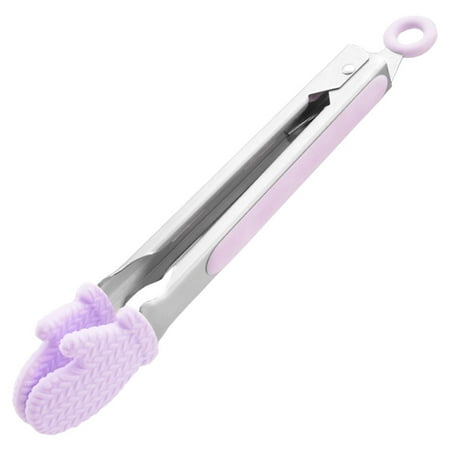 

Food Clip Stainless Steel Silicone Fried Food Tong Bread Tong Barbecue Tong