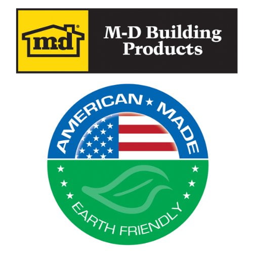 30 Feet White M-D Building Products Not Available 3822 Vinyl Garage Door Top and Sides Seal 