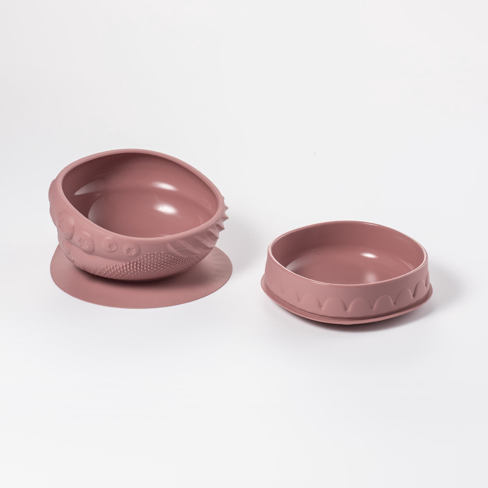 Miniware Sensory Baby Bowl, Raspberry, Food Grade Silicone for Sensory Development, 1-Count