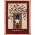 thumbnail image 3 of Shamp, Cindy 12x14 Black Modern Framed Museum Art Print Titled - America, 3 of 5