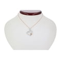 thumbnail image 5 of Vir Jewels 1/10 cttw Diamond Pendant, Diamond Butterfly and Heart Pendant Necklace for Women in 14K White Gold with 18 Inch Chain, Prong Setting For Female Adult, 5 of 7