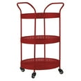 thumbnail image 2 of urban trends metal round 3 tiered cart, 2 of 2
