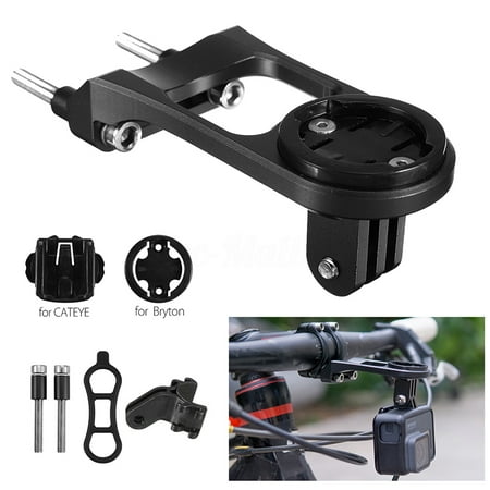MTB Bike Bicycle Cycling Stem Extension Mount Holder Bracket Adapter Kit For GARMIN Edge GPS For (Best Gopro Mount For Cycling)