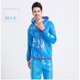 thumbnail image 3 of A prueba de viento, impermeable, ciclismo, traje de lluvia, bicicleta, bicicleta, con capucha, traje de lluvia, chaqueta y Azul l Sharpla Chaqueta impermeable de ciclismo impermeable, 3 of 8
