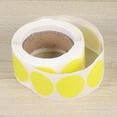 thumbnail image 5 of 500 Sheets Per Roll DIY Self-adhesive Stickers Round Label Paper Gift Decal Label Sticker (Yellow), 5 of 5