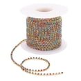 thumbnail image 3 of Cadena de Cierre de Imitación de Cristal Perfecl 10 Yardas 2MM para Manualidades Decoración DIY Joyas de Cadena, 3 of 5