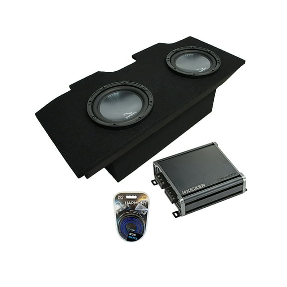 1993-2002 Chevy Camaro Coupe Harmony R124 Dual 12" Sub Box Enclosure & CXA400.1