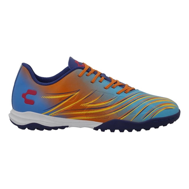 Tenis Charly Multitaco para Hombre Futbol Rapido Naranja 30