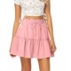thumbnail image 1 of Gibobby mini faldas de mujer sexy Falda 2023 Falda corta de moda para mujer Falda sólida elástica de cintura alta(Rosa， S), 1 of 5