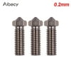 Aibecy 3pcs 3D Printer Extruder Stainless Steel Nozzle M6 Thread Printer Head 0.2mm Output for Sidewinder X1 TEVO Little 1.75mm Filament
